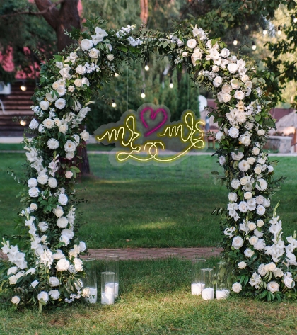 ЛЕД НЕОН  "Mr and Mrs"