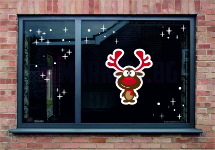 Коледен стикер "Еленче"