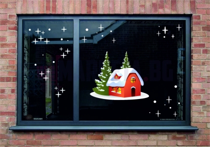 Коледен стикер "Елхичка"