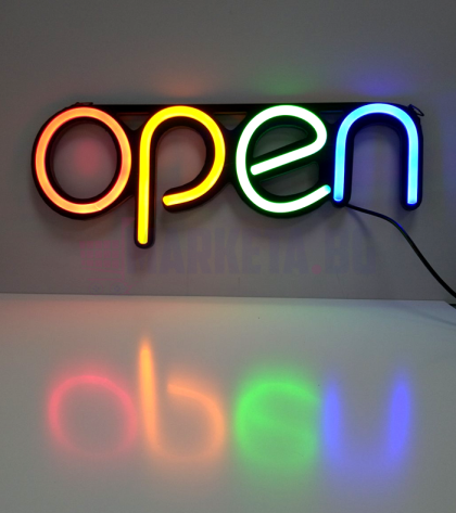 Лед неон OPEN