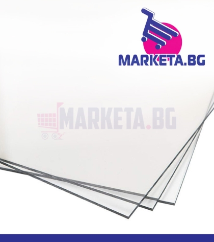 Плътен прозрачен поликарбонат 2 мм
