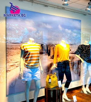 Frame with ice lighting