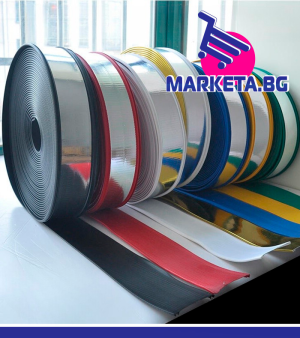 Кант за обемни букви гумиран 80 мм