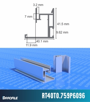 Алуминиев профил за картини и табели 40 мм