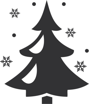 "Christmas Tree" Sticker