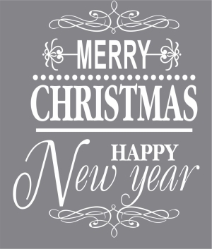 "Merry Christmas" Sticker