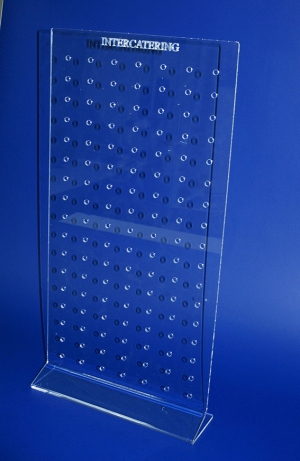 Plexiglas stand for catering