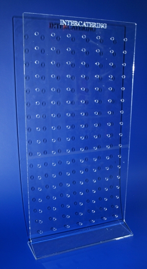 Plexiglas stand for catering