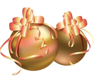 Коледен стикер "Украса"