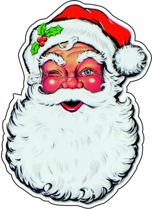 "Santa Claus" Christmas sticker