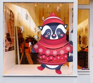 Коледен стикер "Животинче"