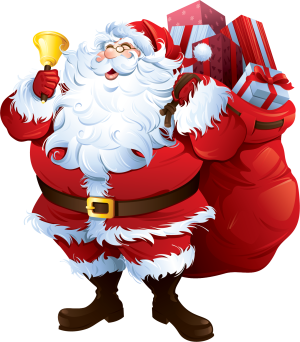 "Santa Claus" Christmas sticker