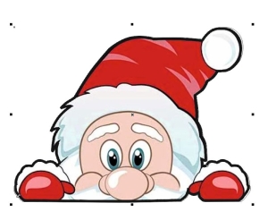 Коледен стикер Дядо Коледа