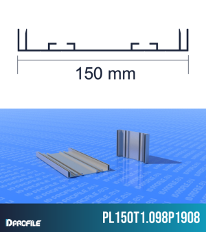 Aлуминиев профил 150mm