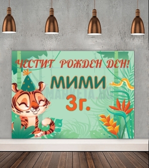 Винил - банер за Рожден ден