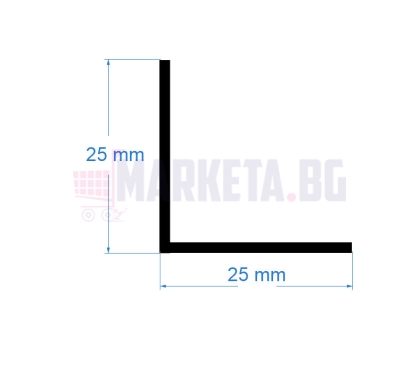 Профил винкел 25 мм