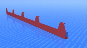 Гребен с 5 ребра