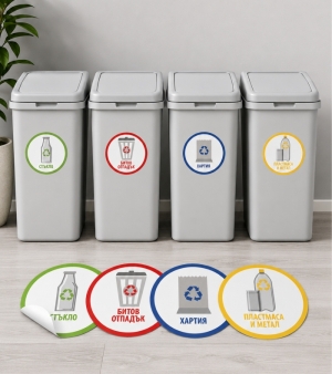 "Recycling" Set of stickers
