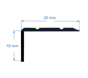 Step molding 25 mm
