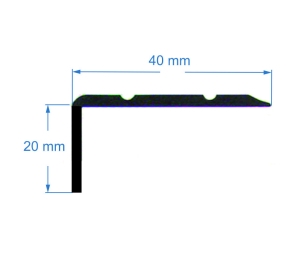 Лайсна за стъпало 40 мм