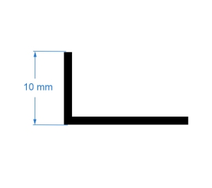 Завършващ профил 10 мм