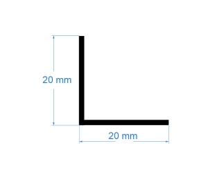 Профил винкел 20 мм