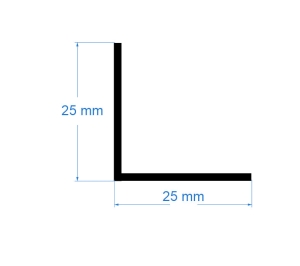 Профил винкел 25 мм