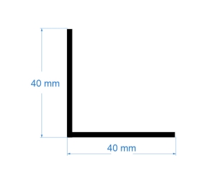 Профил винкел 40 мм
