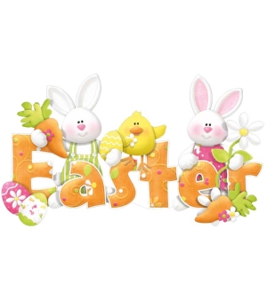 "Easter children" sticker
