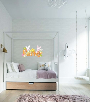 "Easter children" sticker