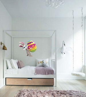 "Easter children" sticker