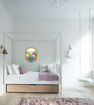 "Easter children" sticker